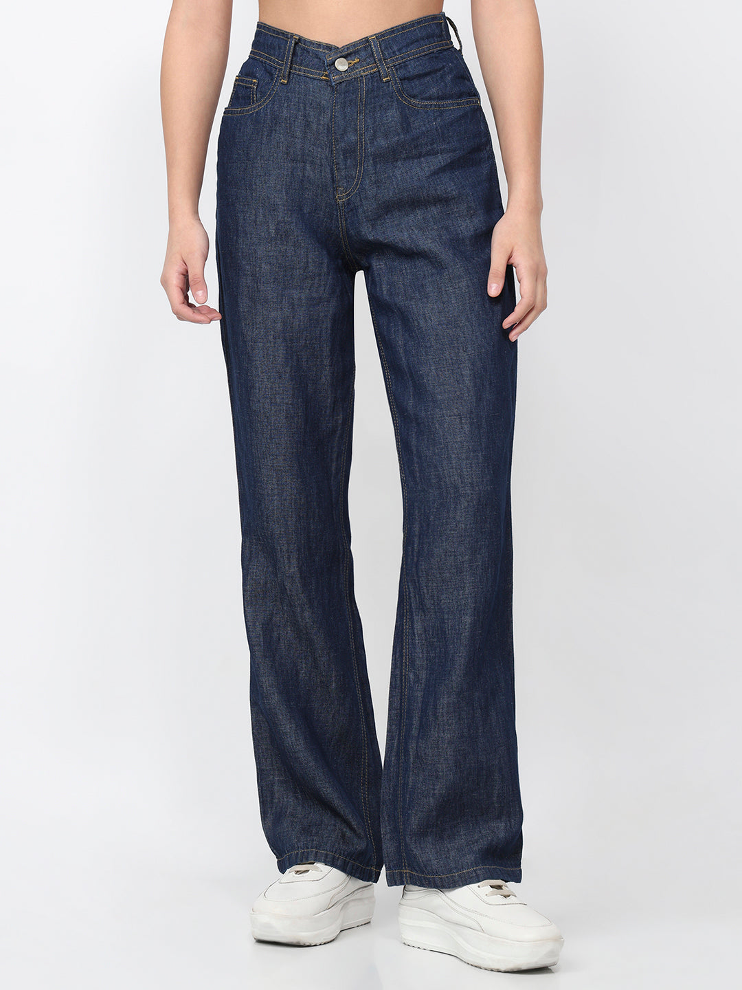 Women High-Rise Baggy Jeans