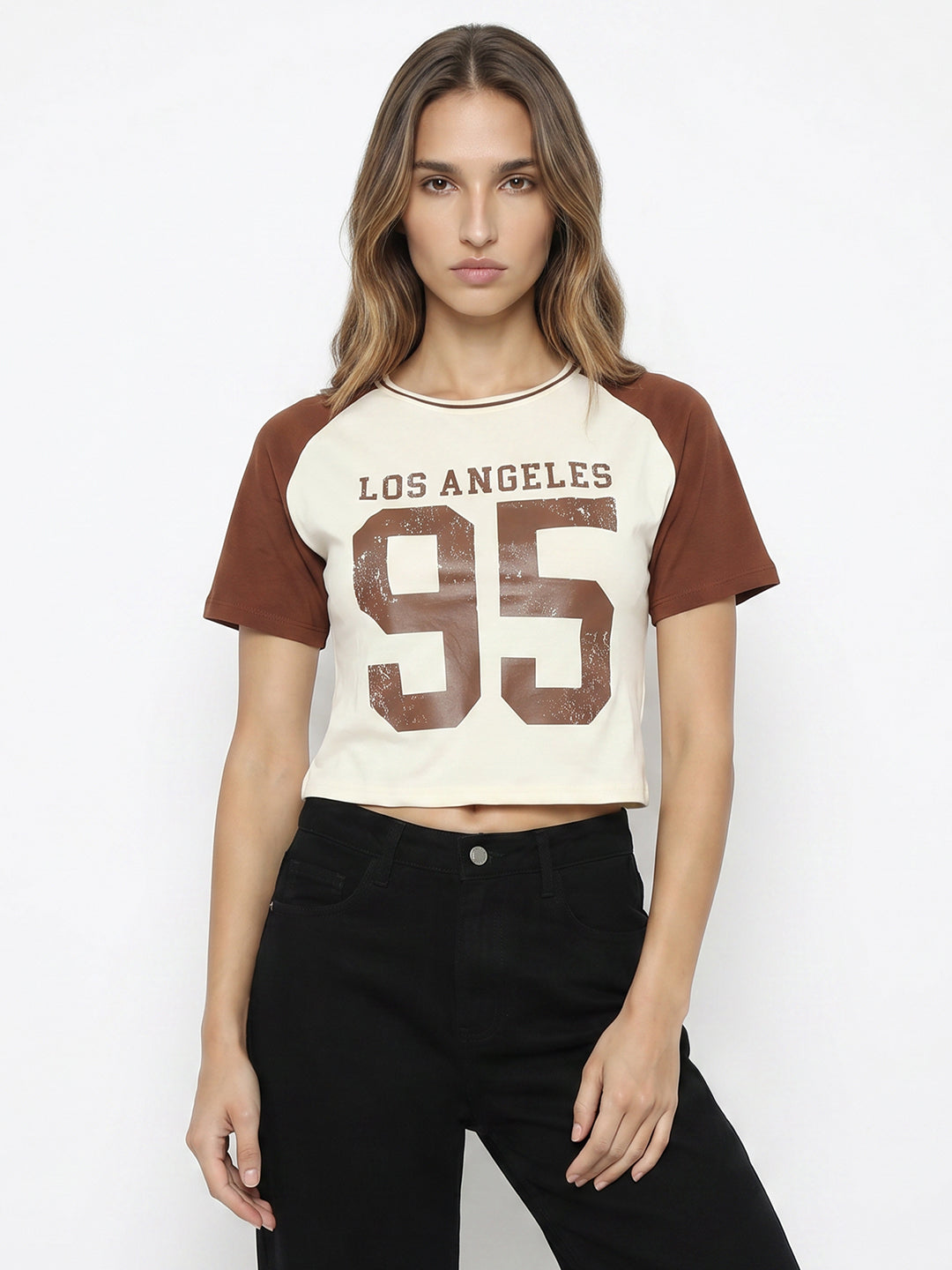 Women Ivory/Sepia Genz Tees
