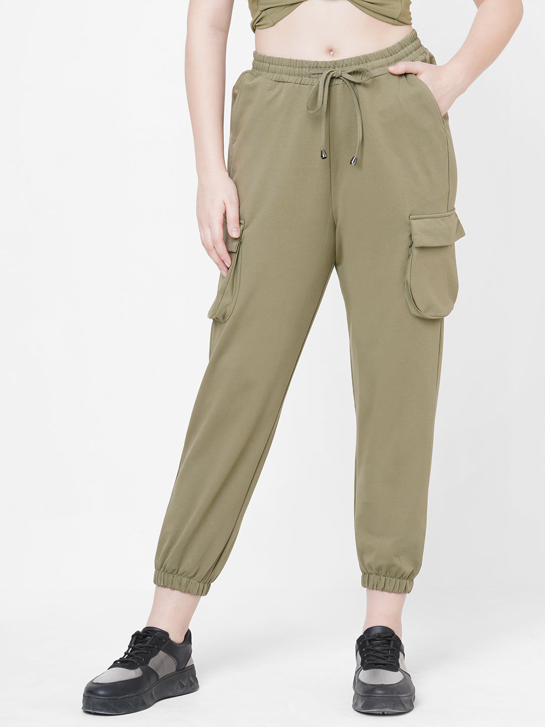 Women High-Rise Denim Athleisure