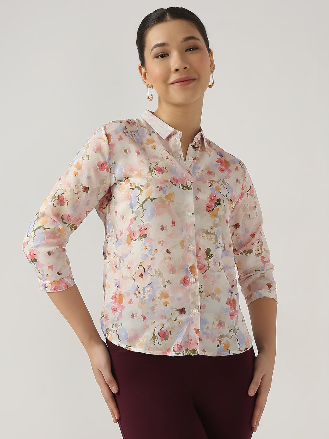 Women Floral Print Shirt