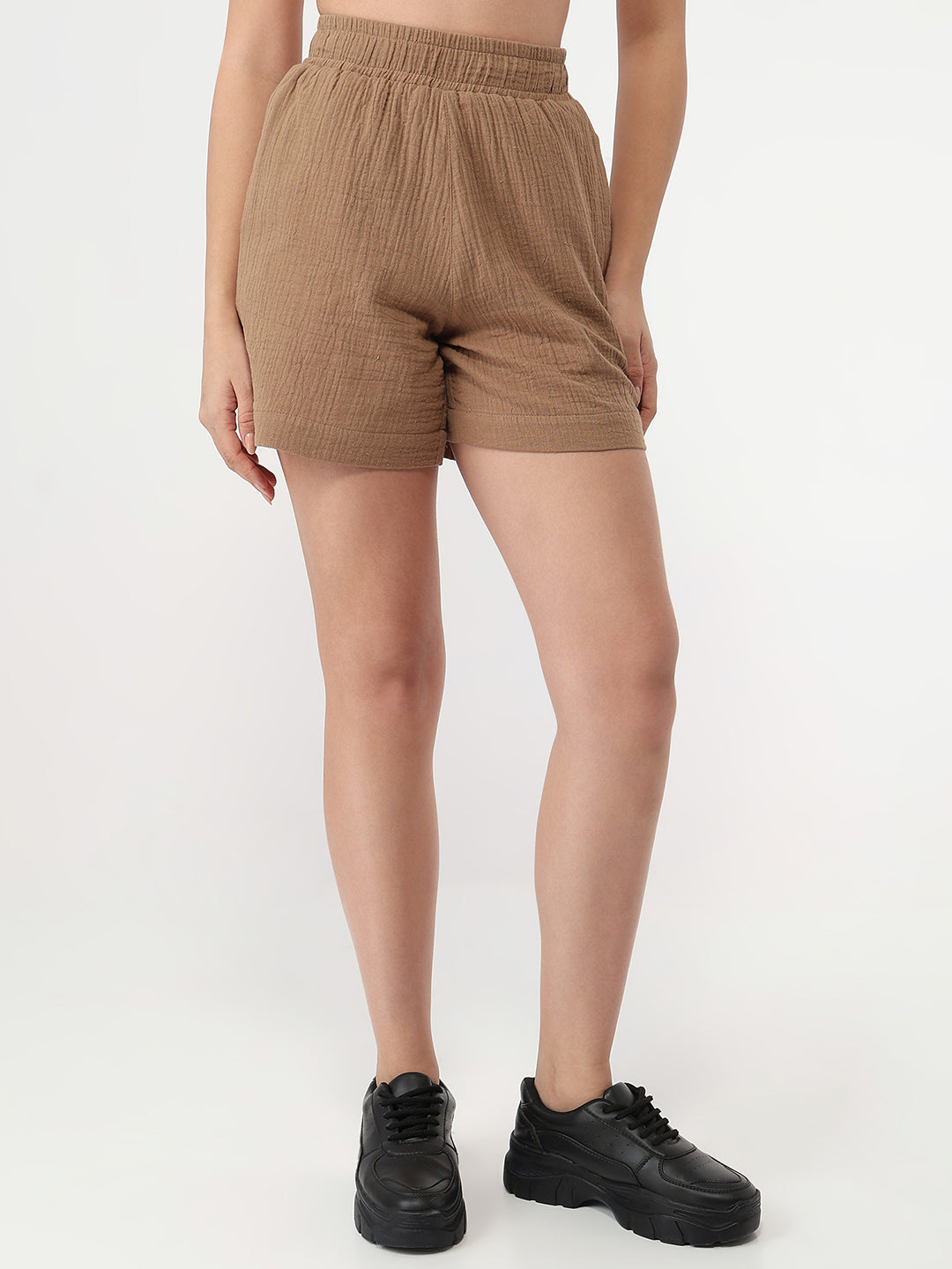 Women Brown Shorts