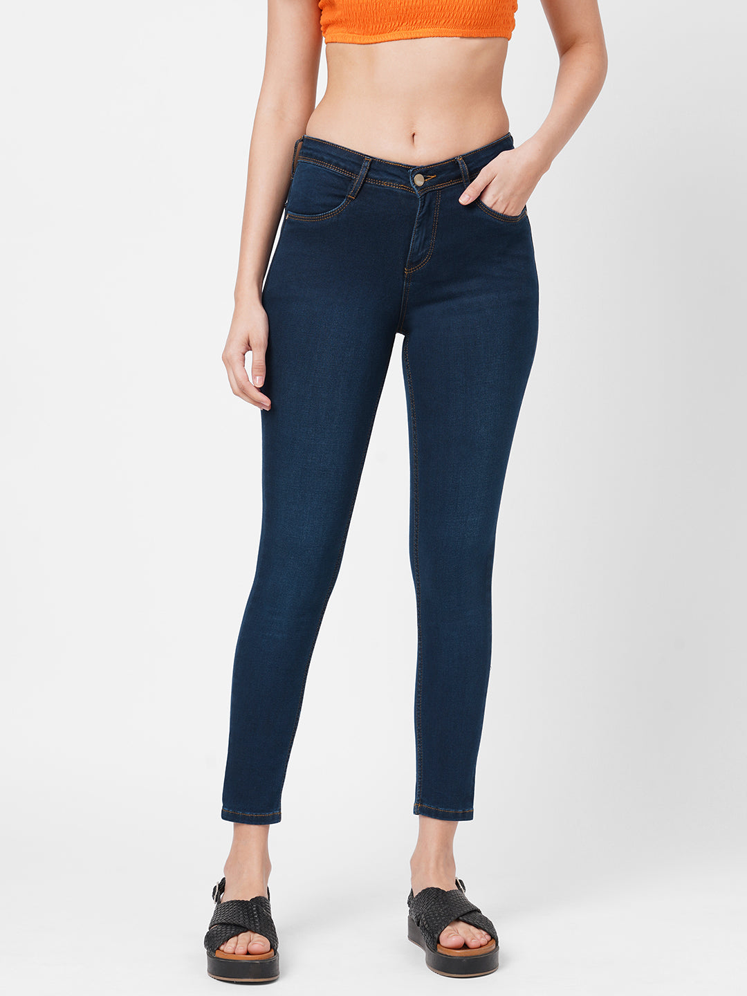 Women High-Rise Tummy Tucker Slimming Jeans