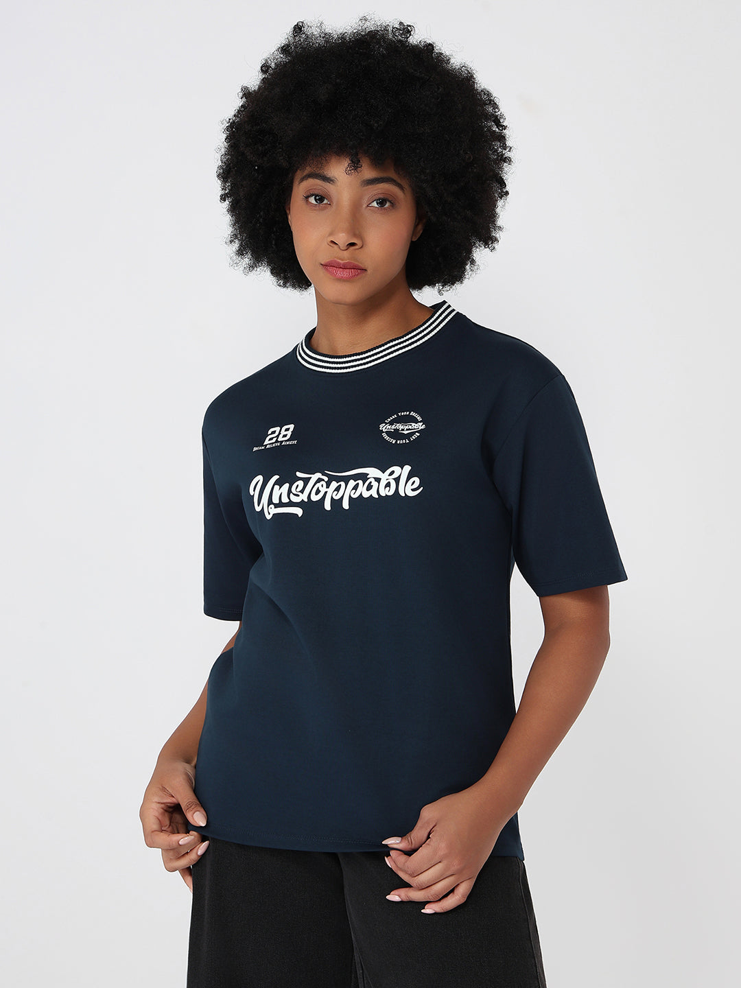 Women Airforce Slim Fit Oversize T-Shirt