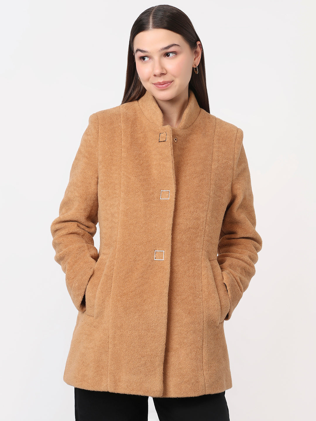 Women Light Brown Coat