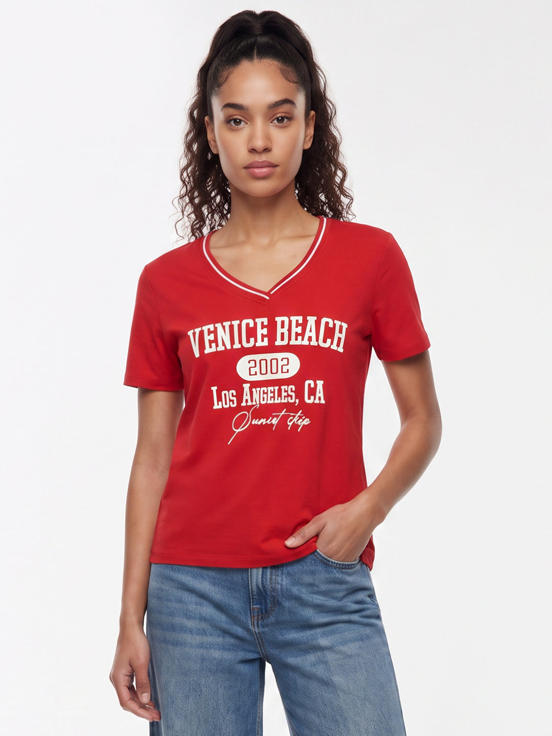 Red Graphic Neo Tees