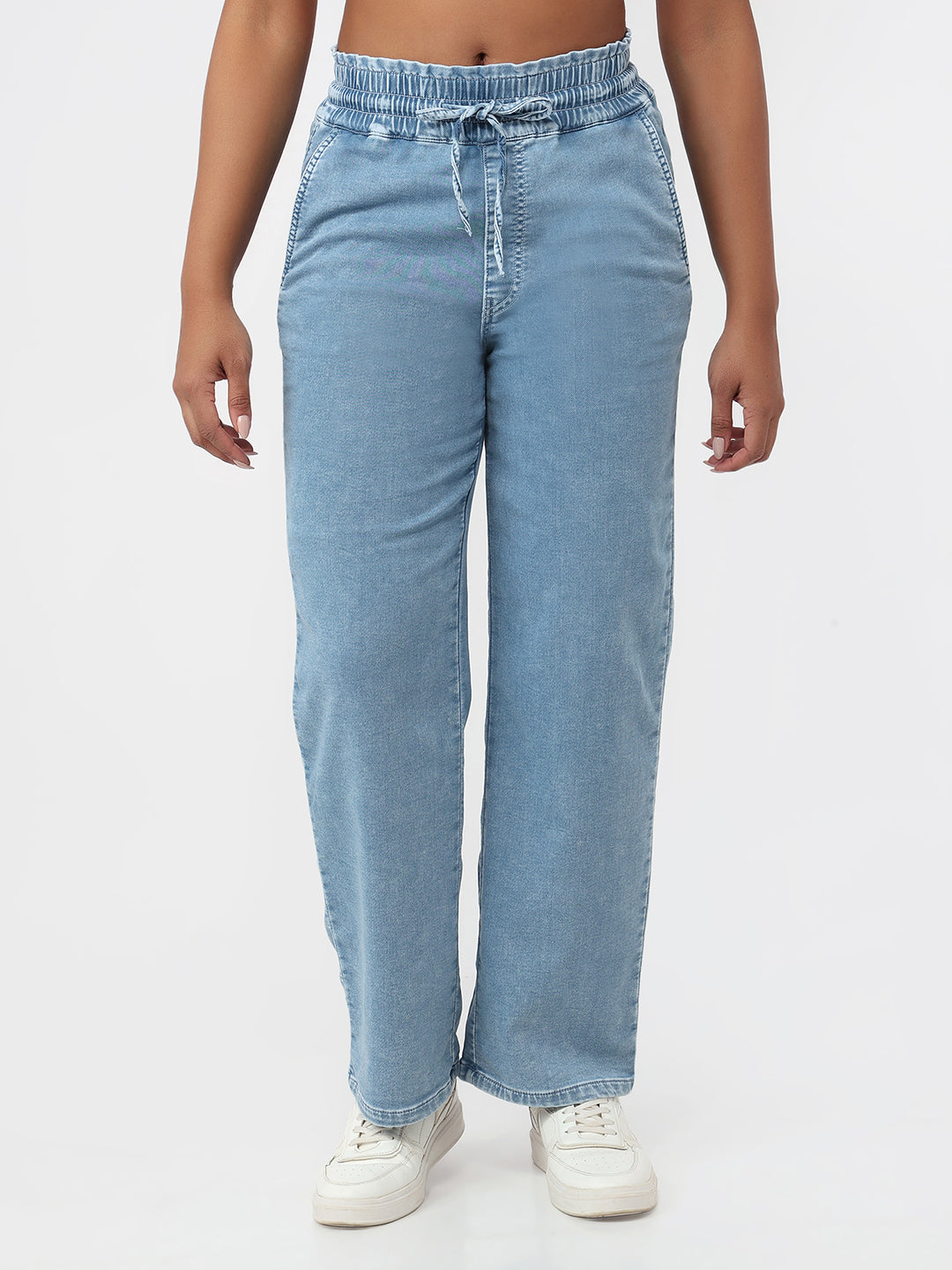 Women Light Blue Joggers