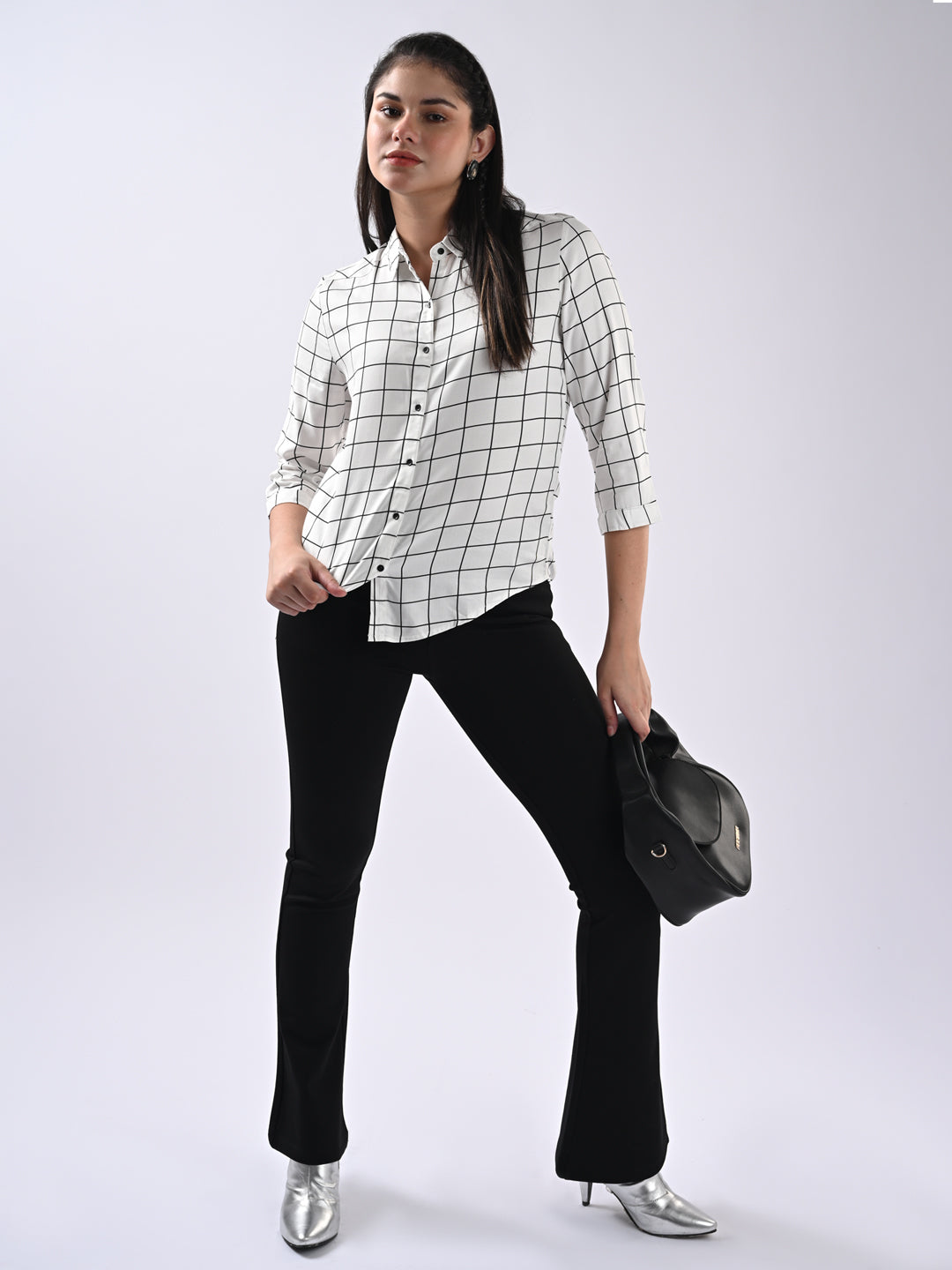 Women Checked Shirt