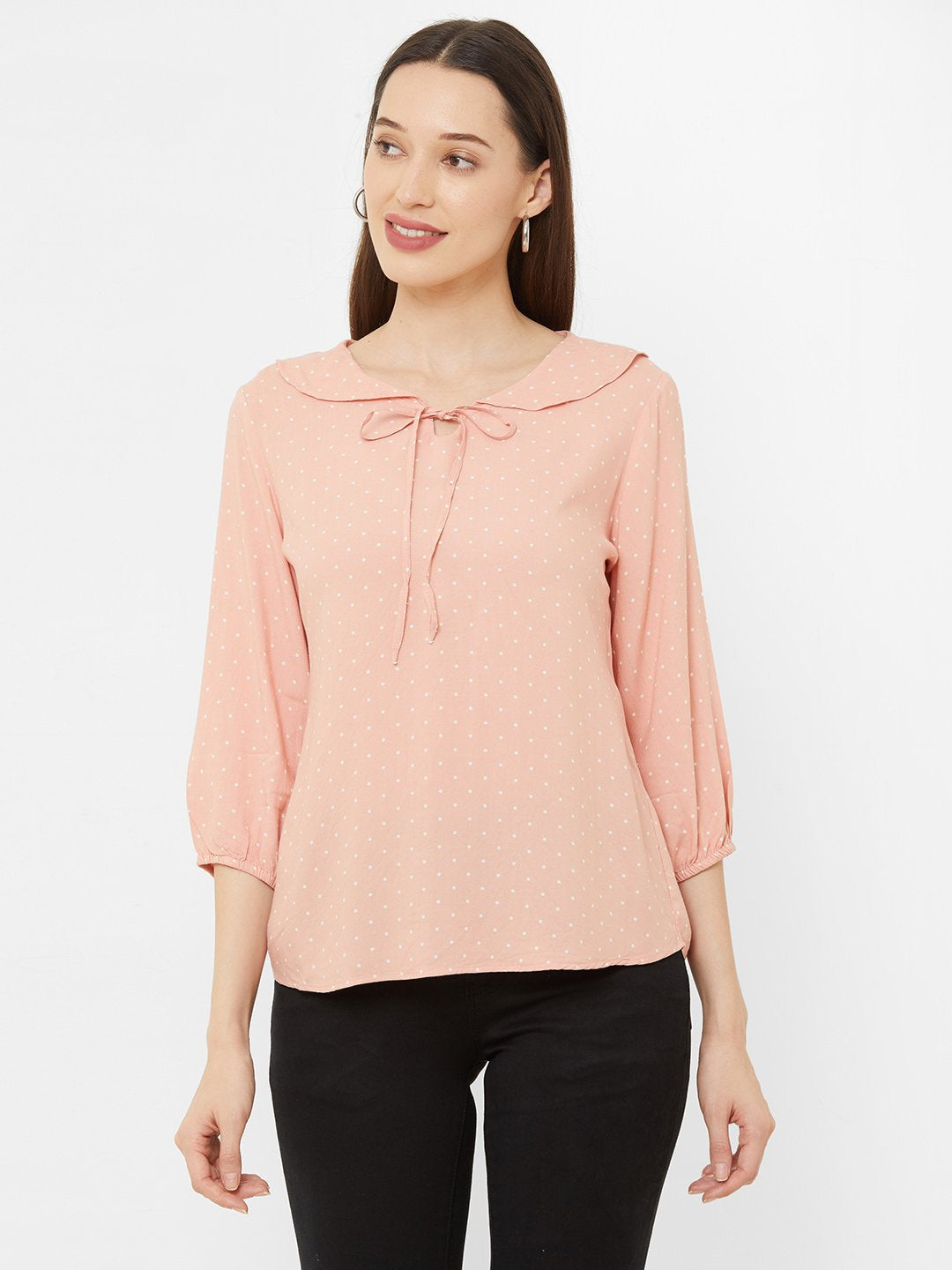 Women Peach Tops