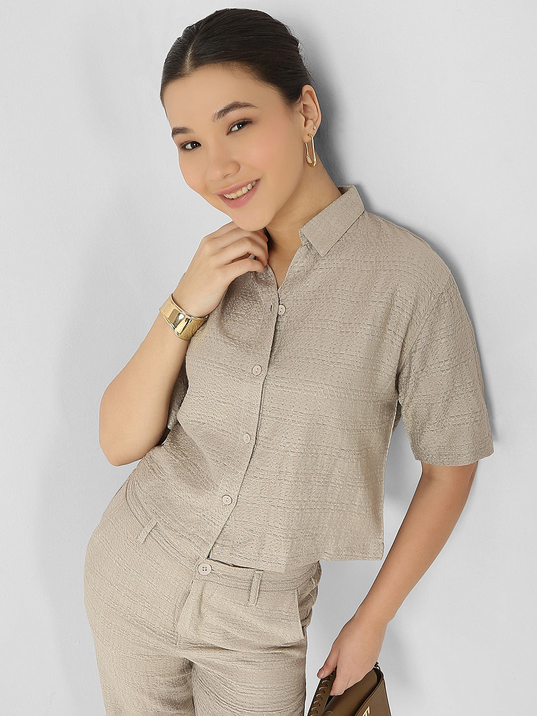 Women Slim Fit Slim Shirt