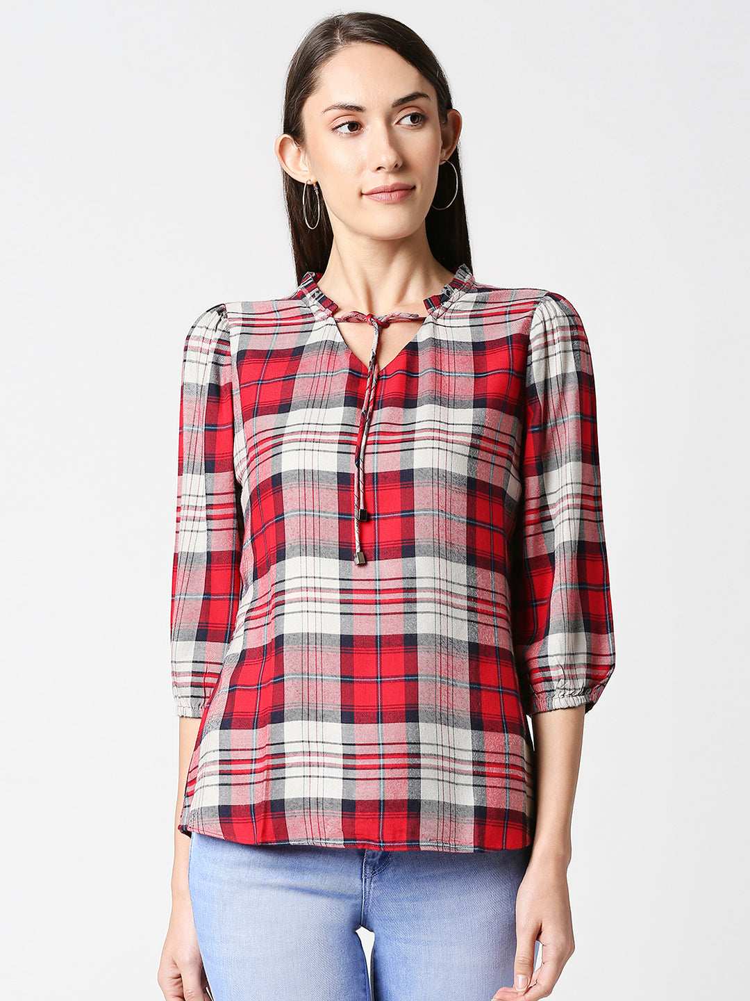 Women Multi Checks Top