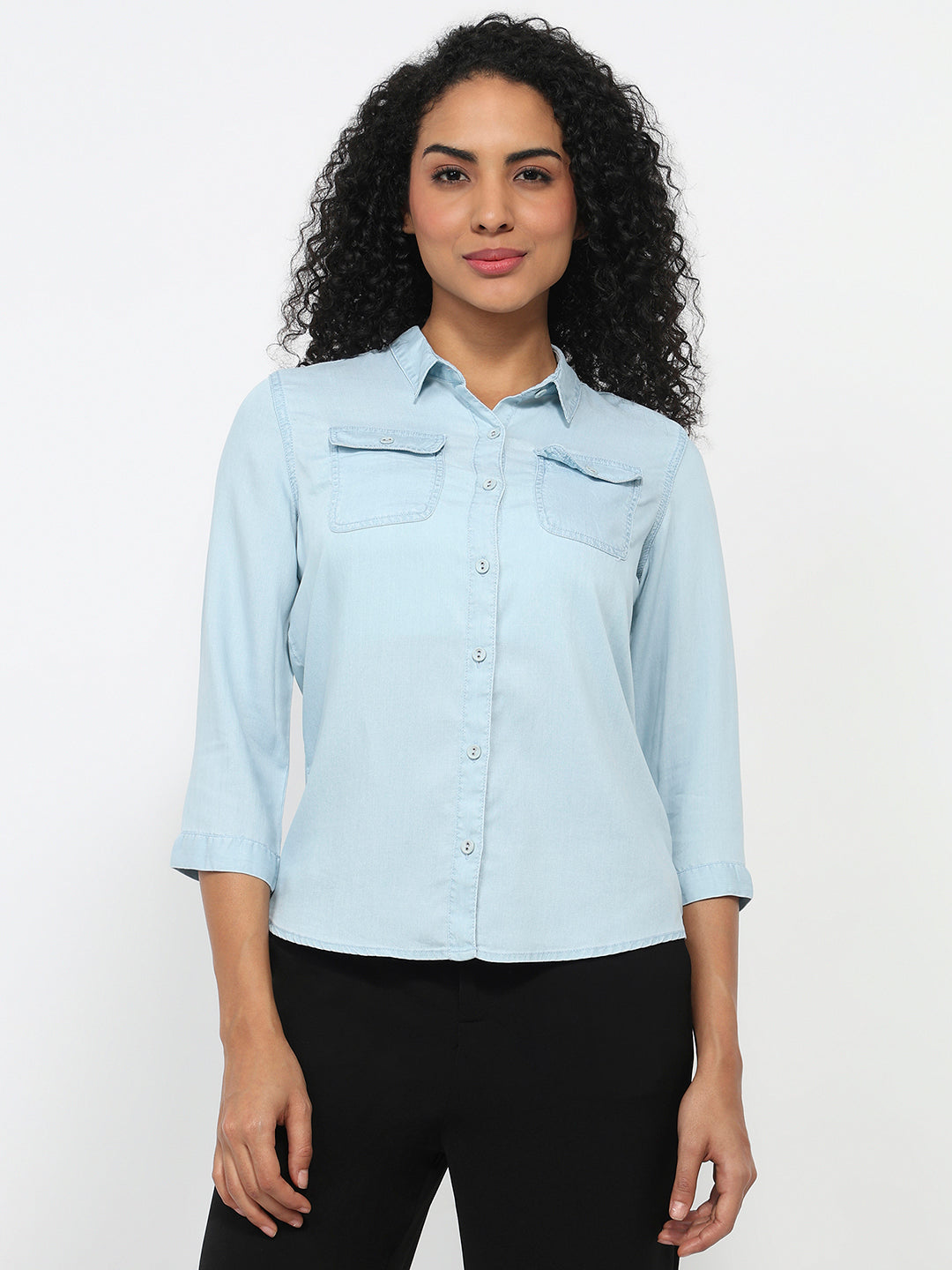 Women Light Blue Shirt
