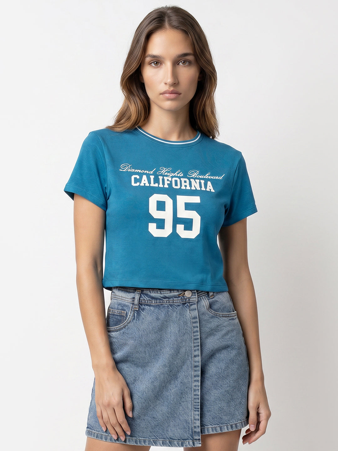Women Dark Teal Genz Tees