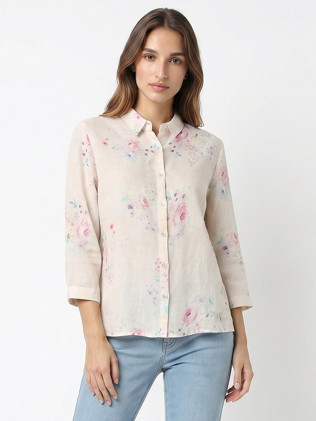 Women Floral Print Shirt