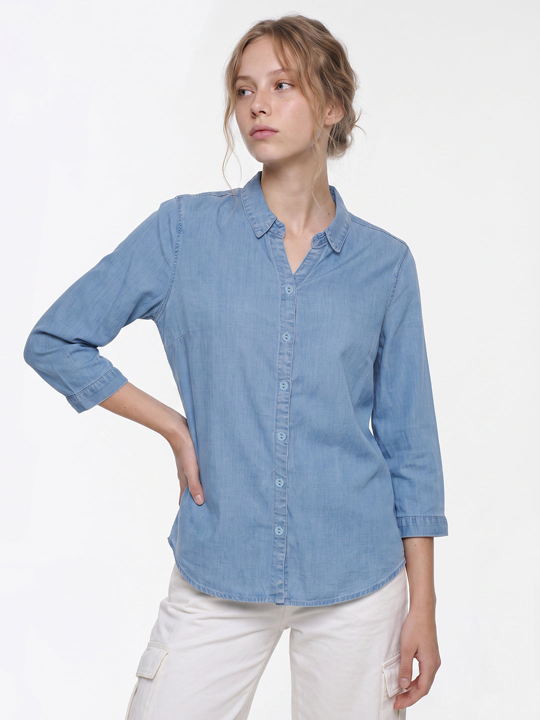 Blue Denim Shirt