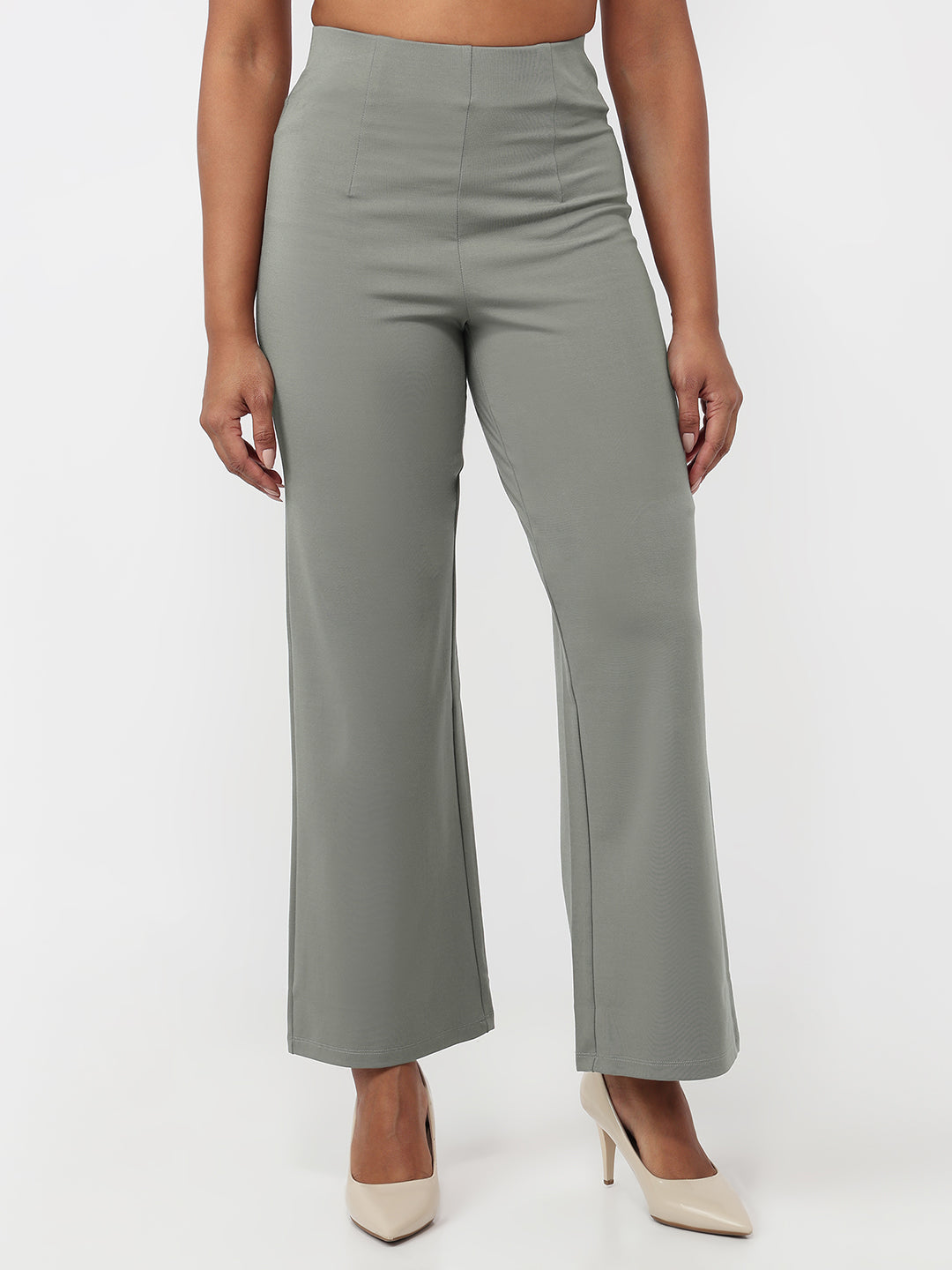 Women Oyster Wide Leg Treggings