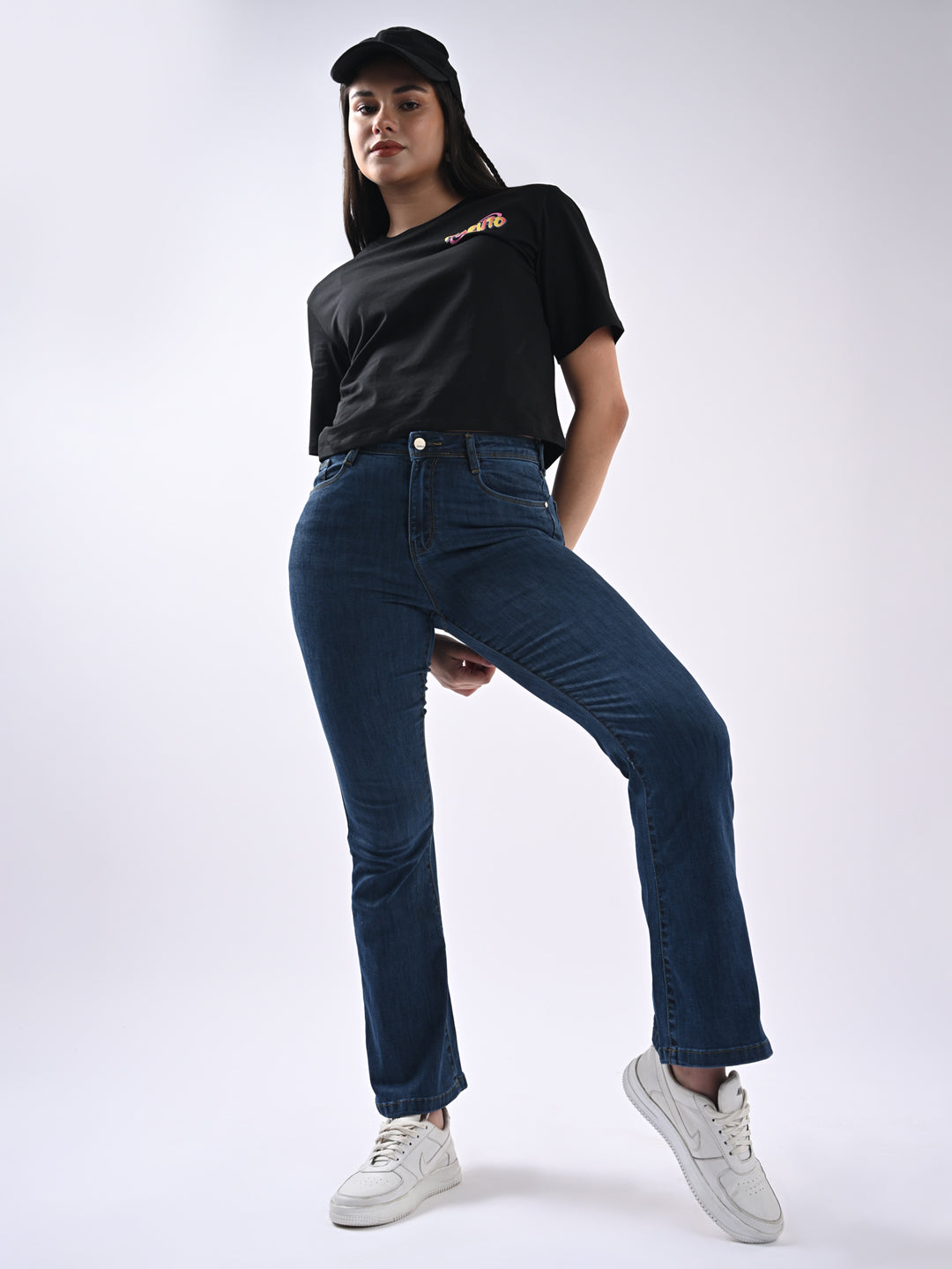 Women High-Rise Flare Jeans