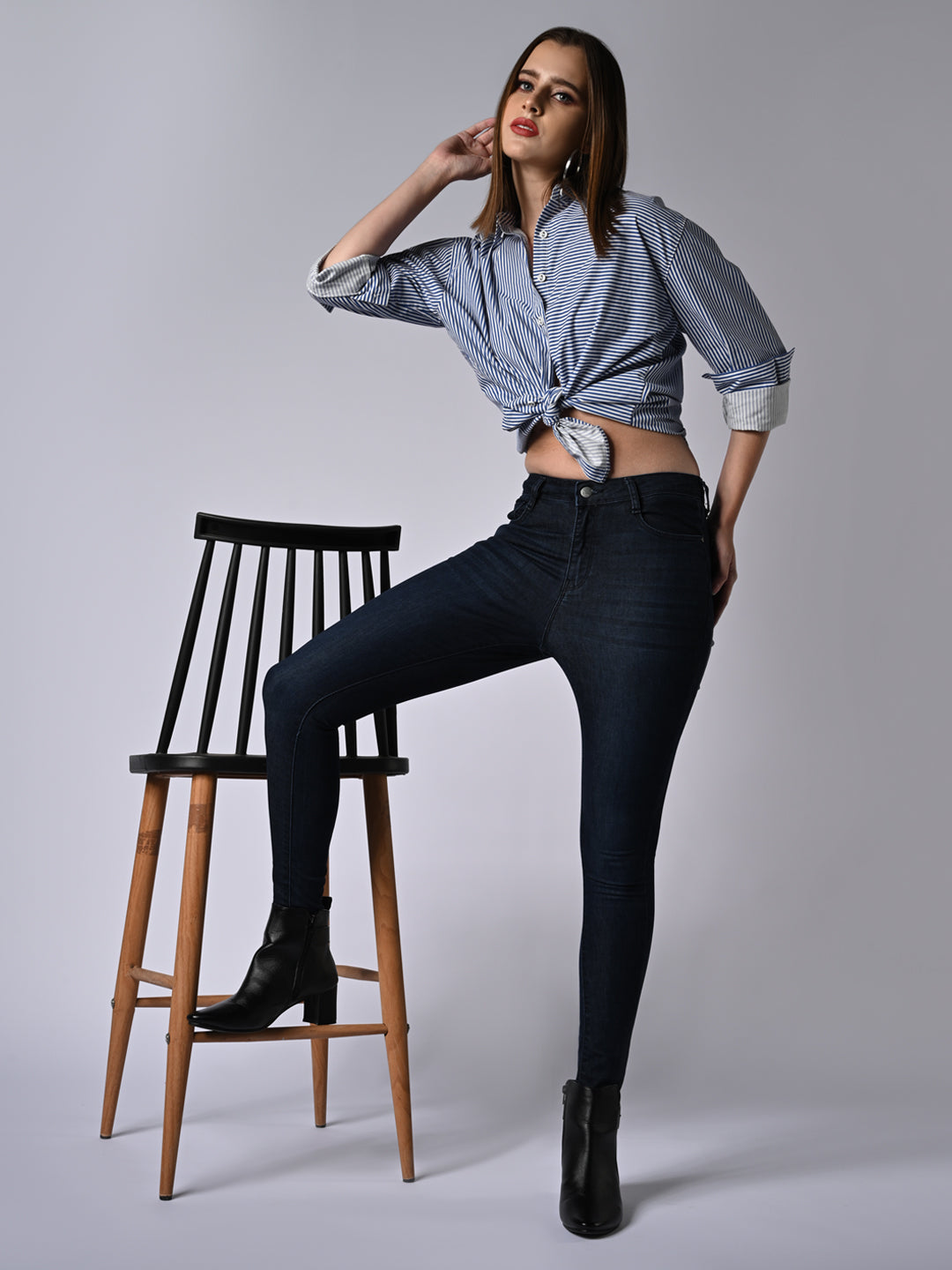 Women High Rise Skinny Fit Jeans