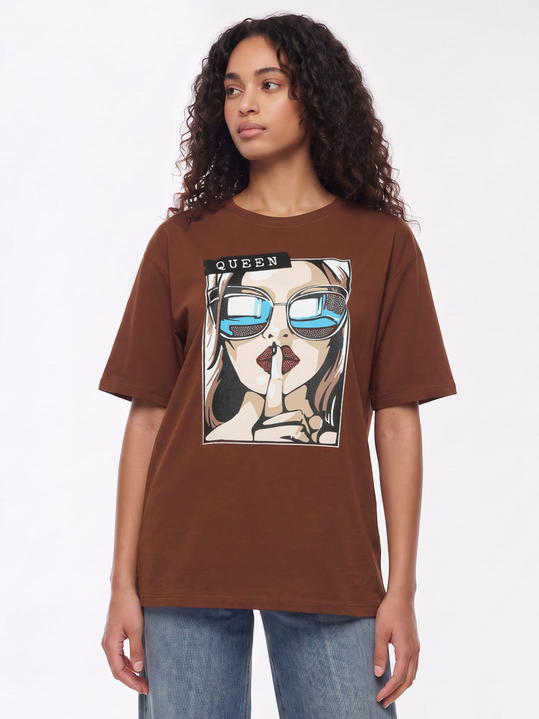 Sepia Oversized T-Shirt