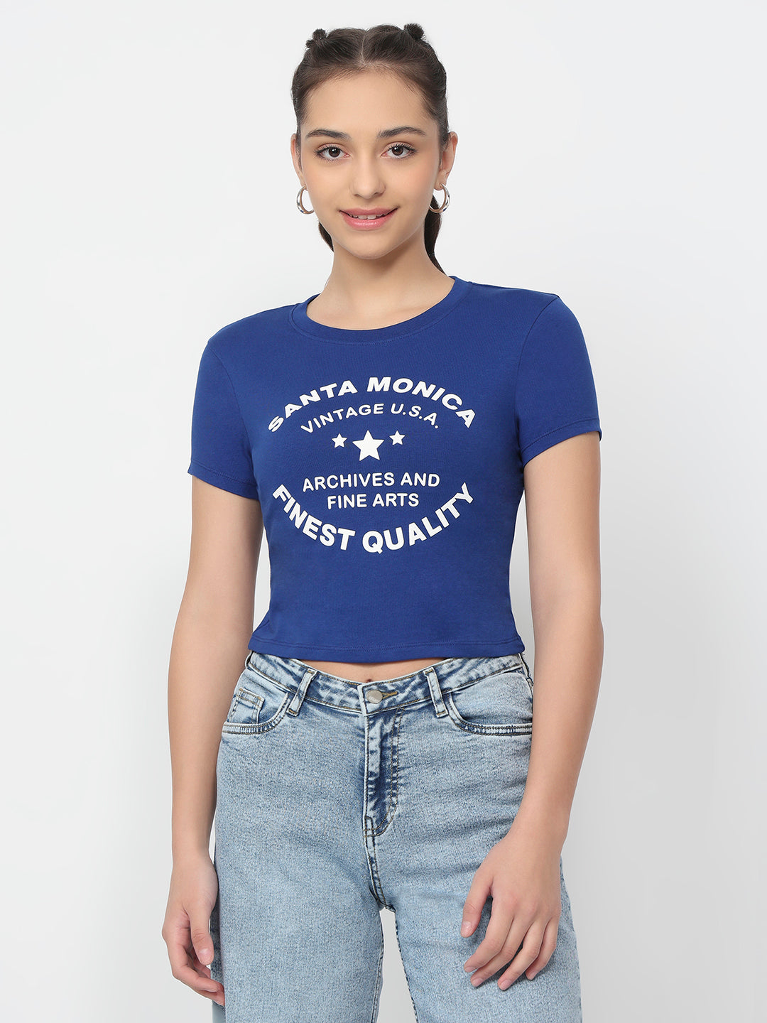 Women Indigo Genz Tees