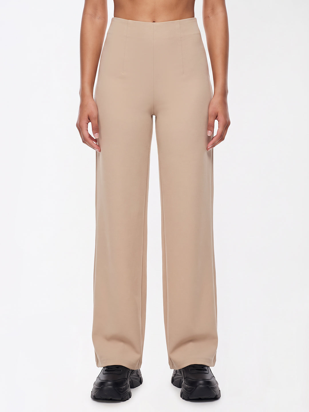 Oatmilk Super Wide Leg Treggings