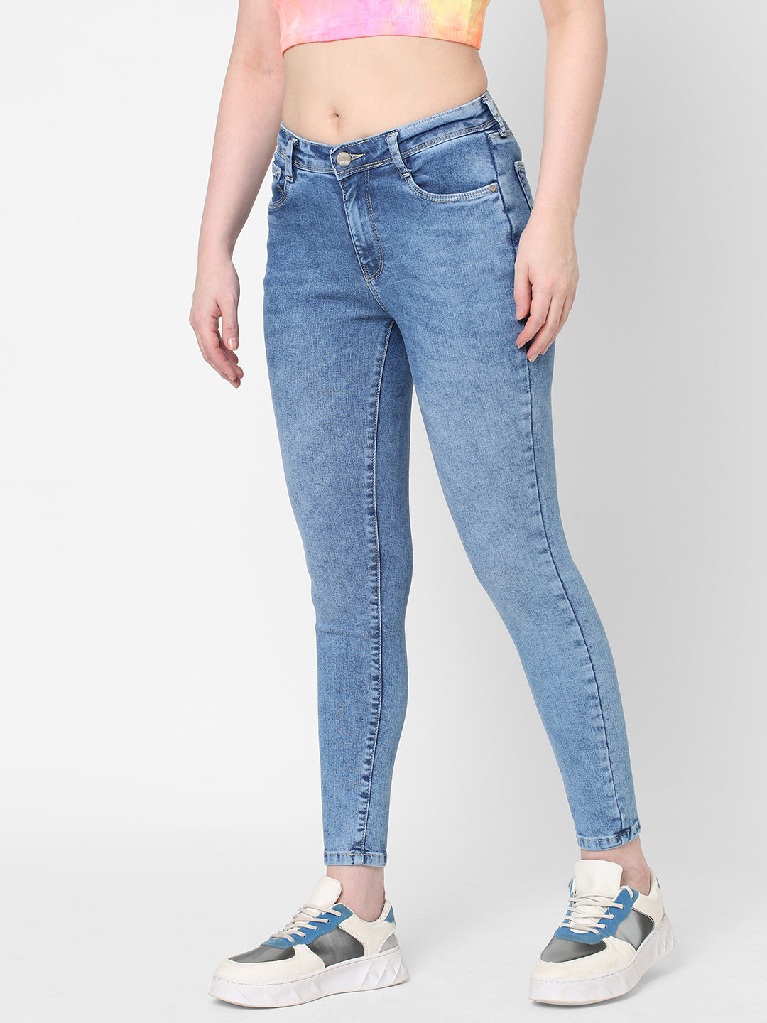 Women High-Rise Skinny Fit Jeans