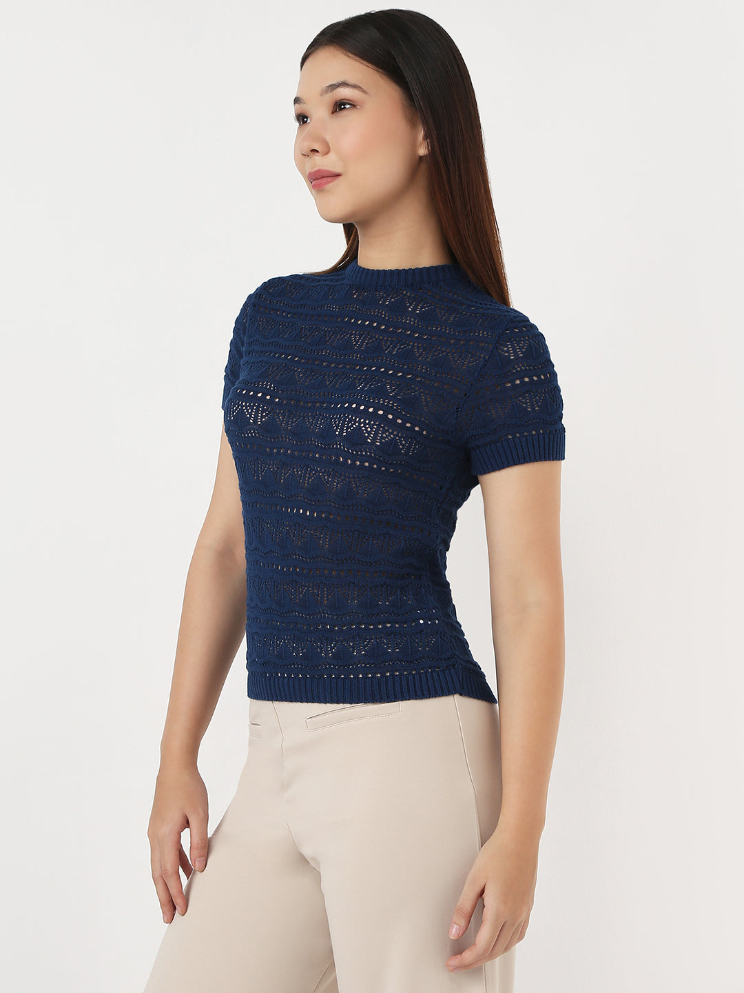 Women Airforce Slim Flat Knit