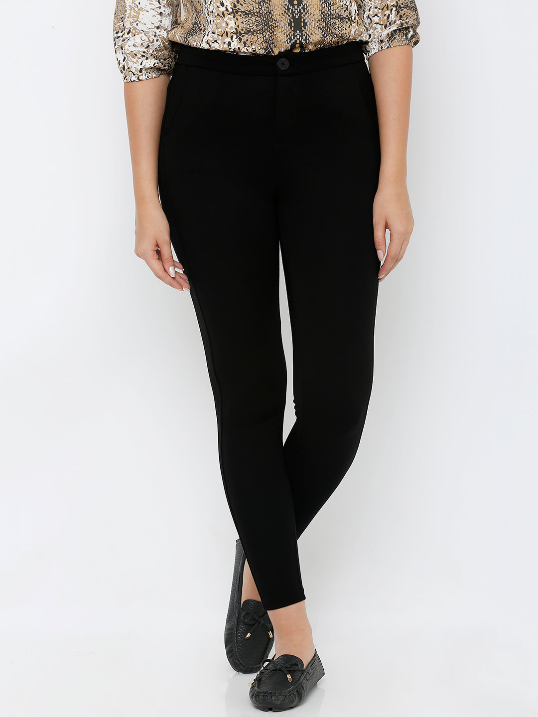 Women High-Rise Skinny Treggings