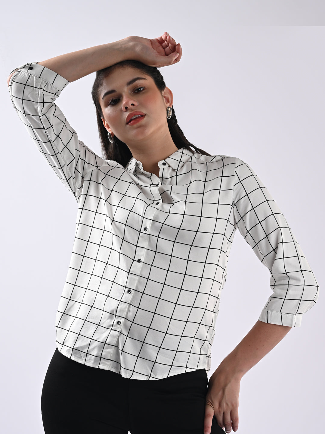Women Checked Shirt