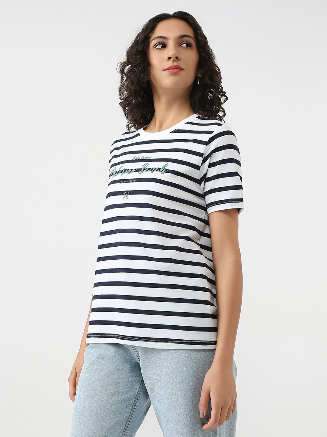 Women Striped T-Shirt
