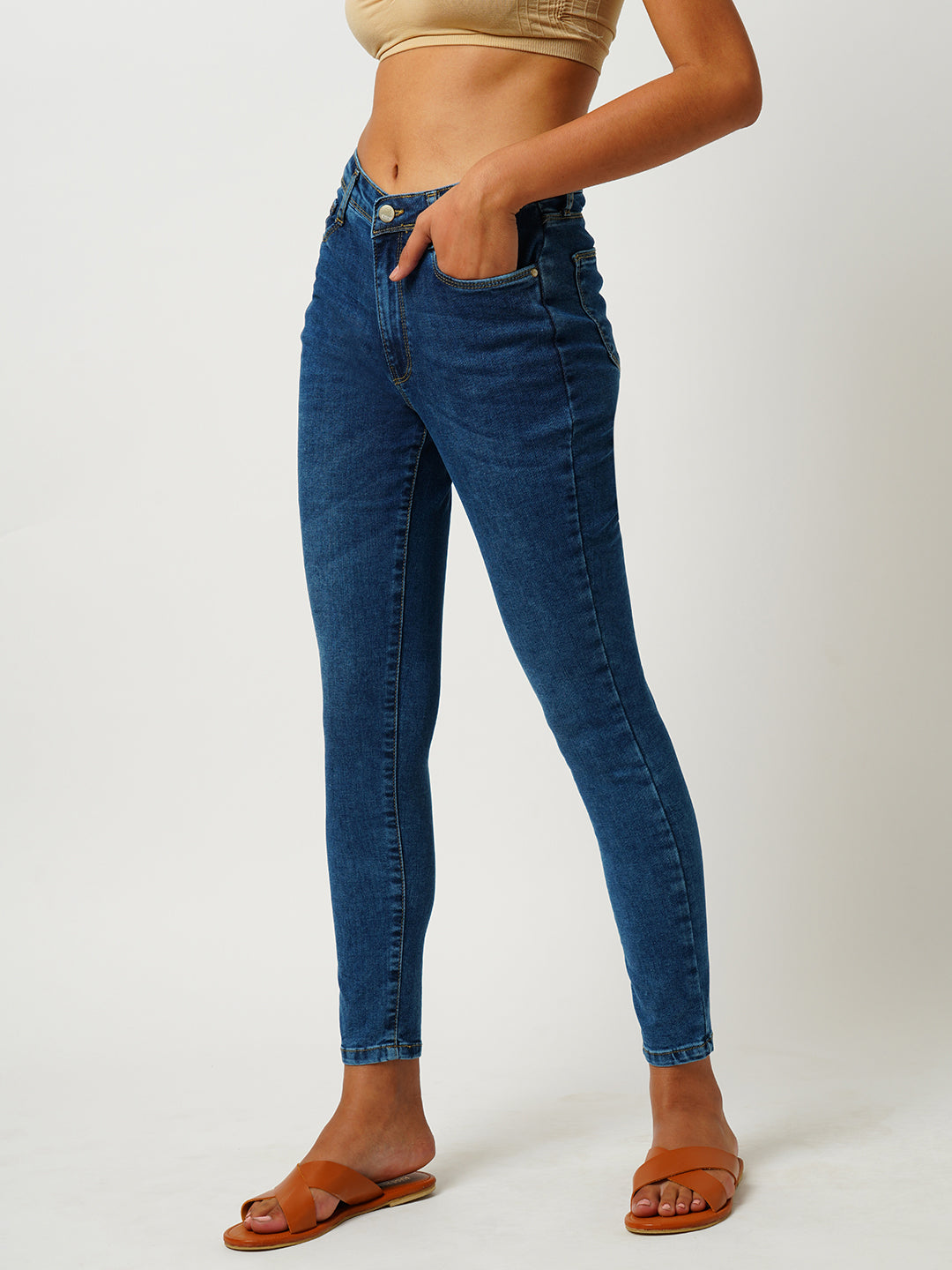 Women High-Rise Skinny Jeans