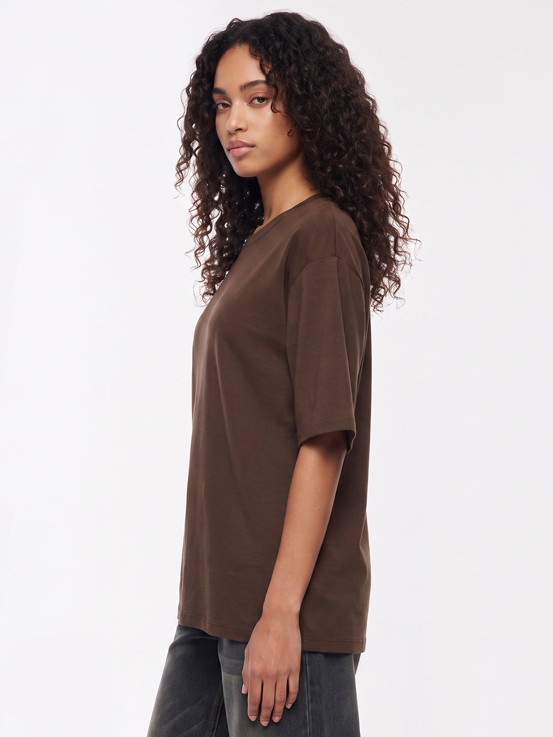 Brown Oversized T-Shirt
