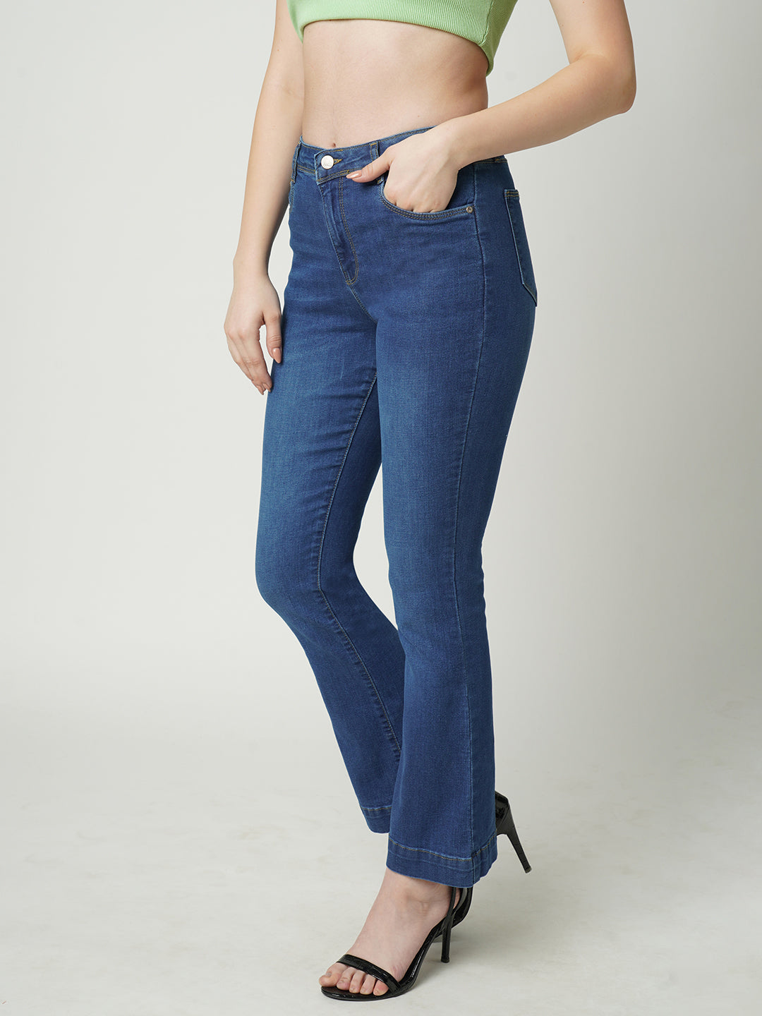 Women High-Rise Flare Jeans
