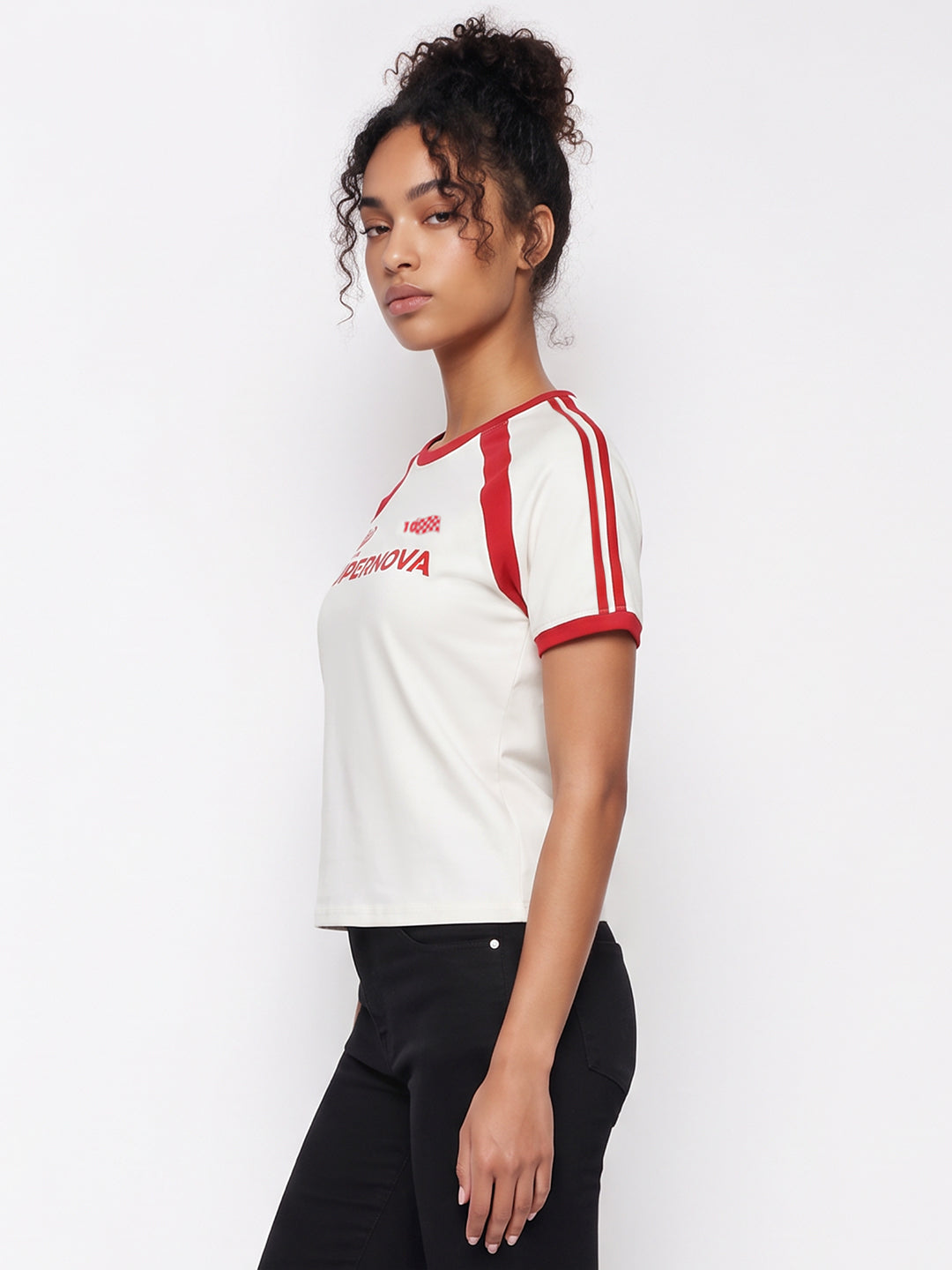 Off White Graphic Print Neo Tees