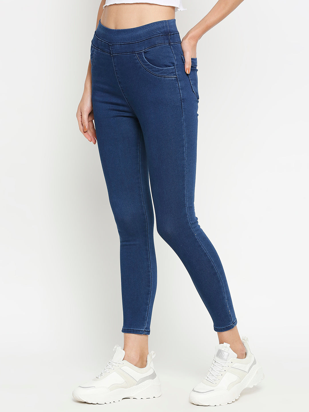 Women Mid-Rise Skinny Fit Leggings