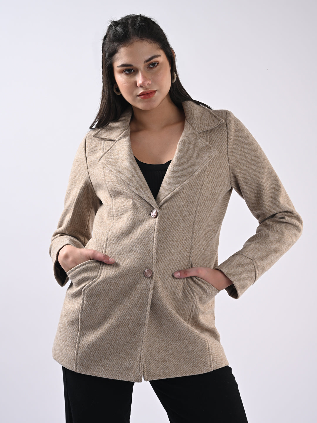 Women Solid Jacket