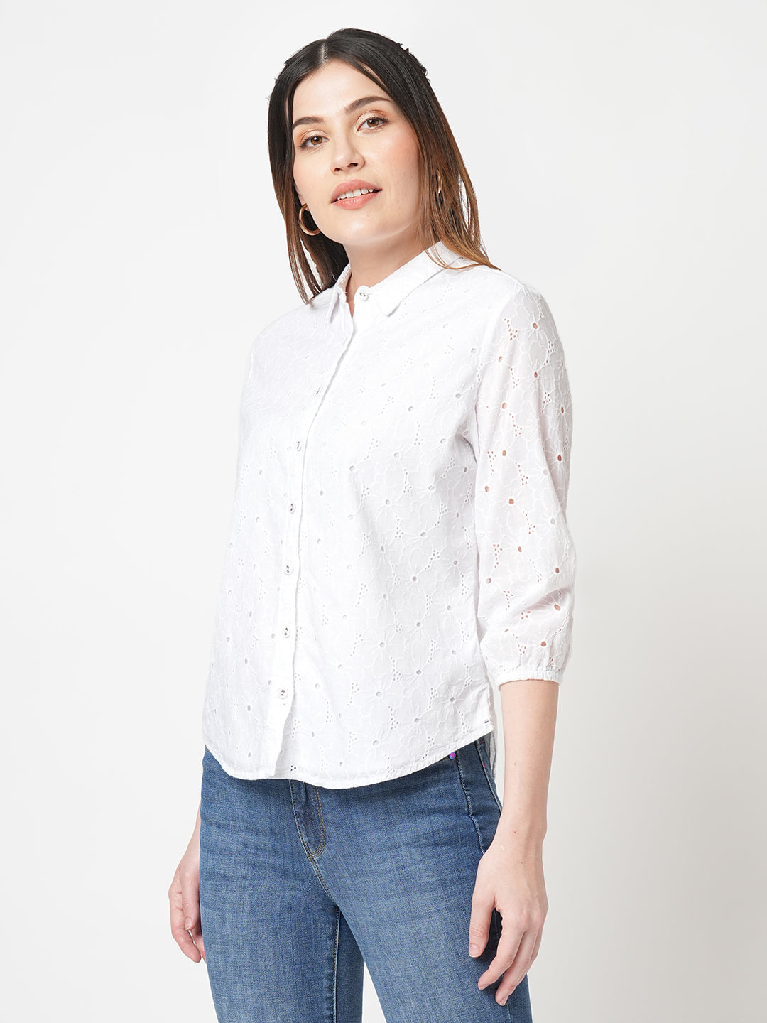 Women Schiffli Shirt