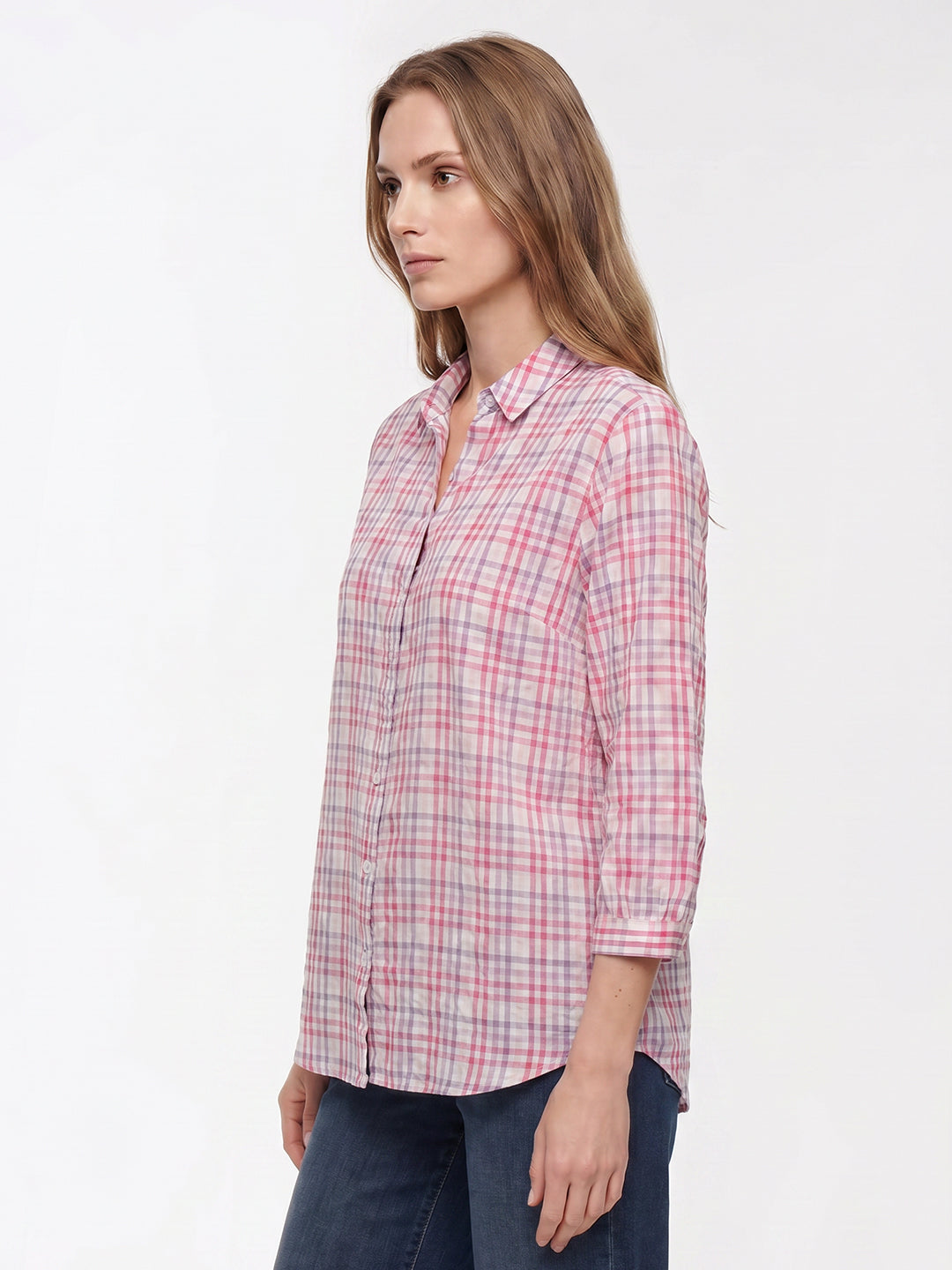 Women Pink/Purple Shirt