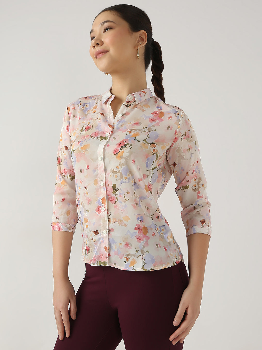 Women Floral Print Shirt