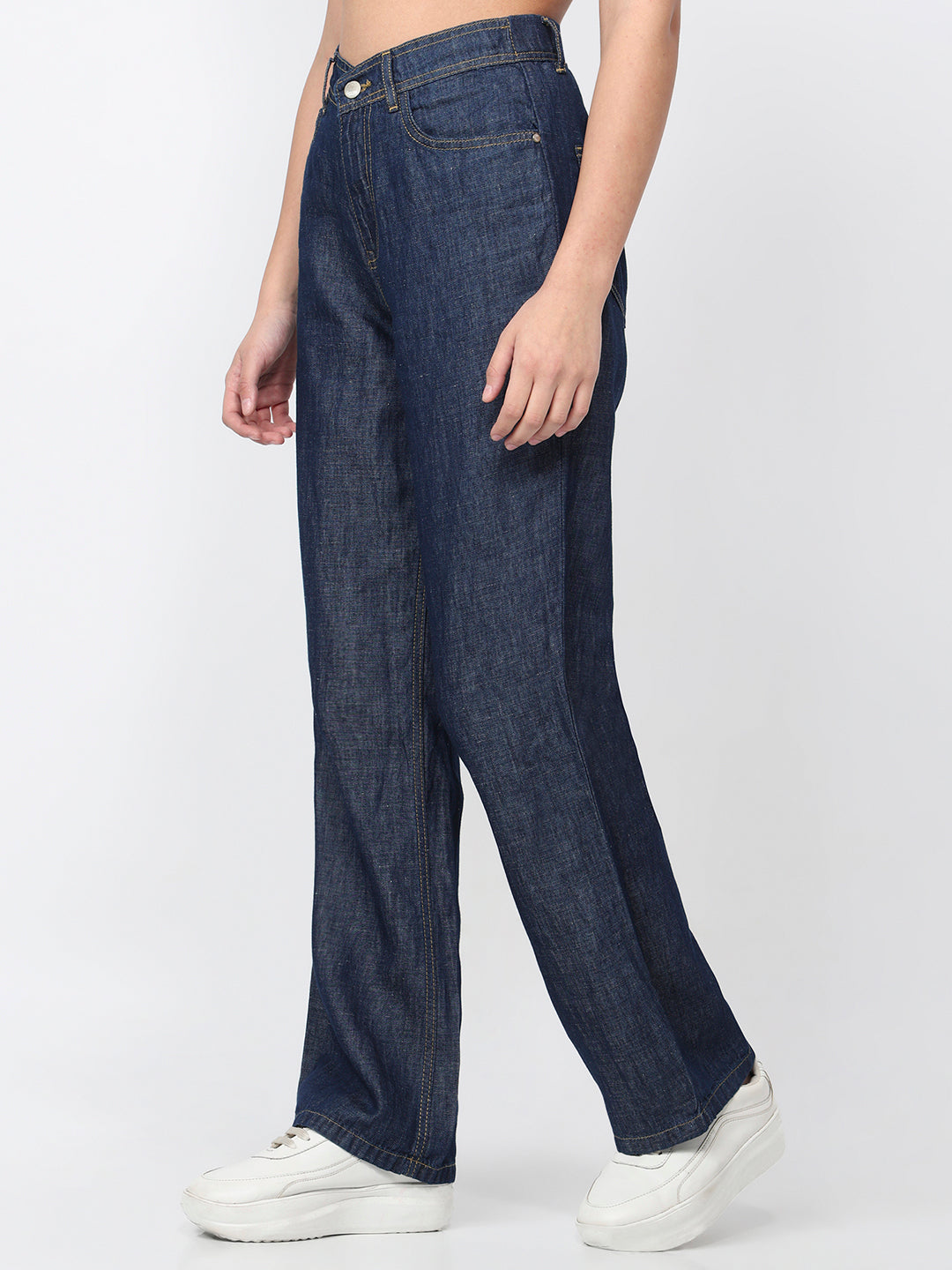 Women High-Rise Baggy Jeans