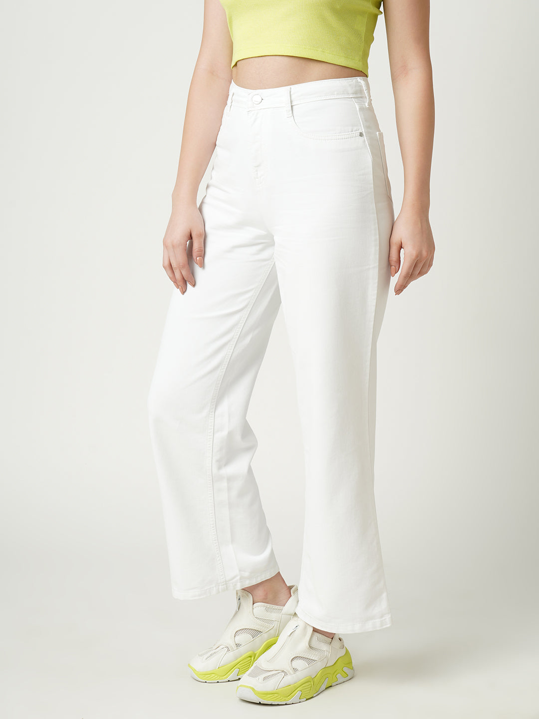 Women High-Rise Wide Leg Jeans