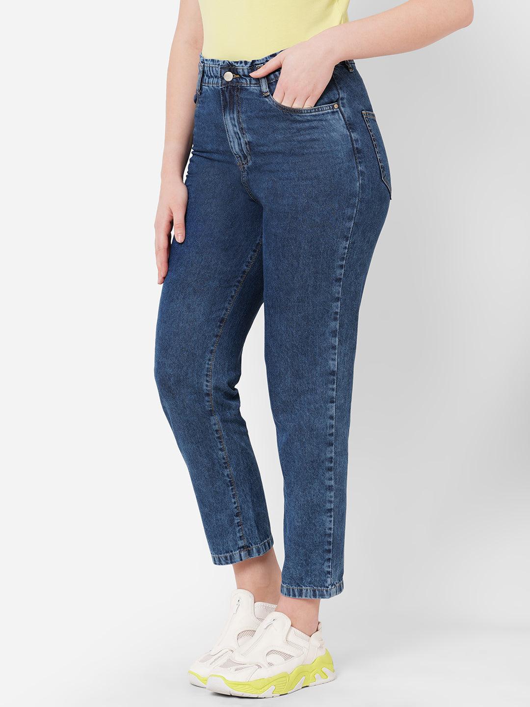 Women High-Rise Baggy Fit Jeans