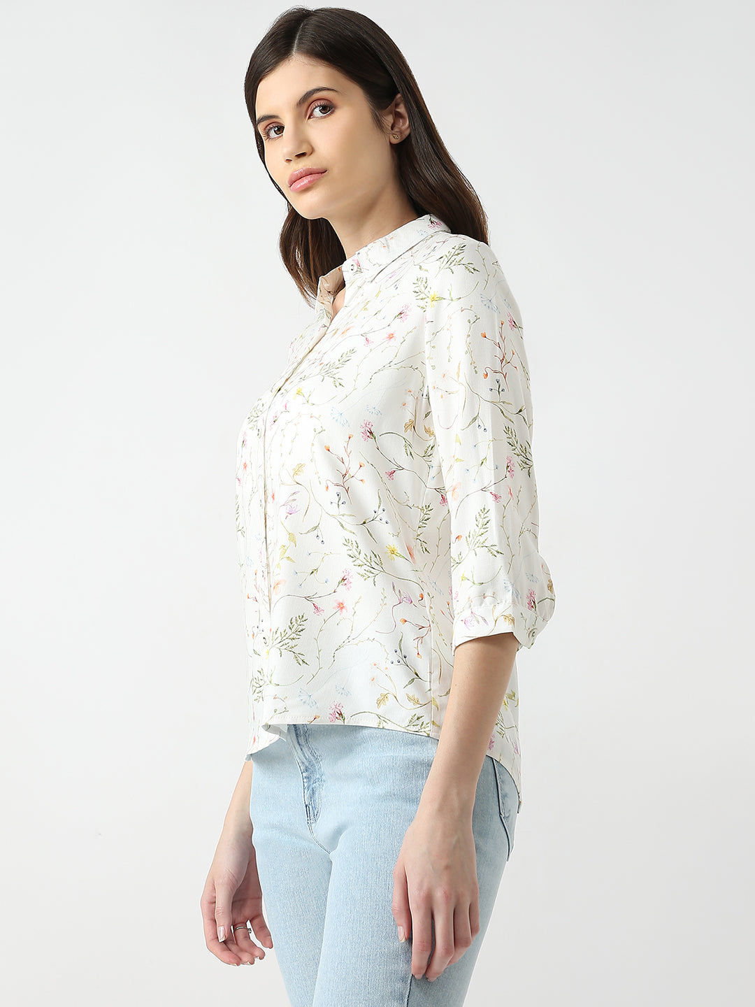 Women Floral Print Shirt