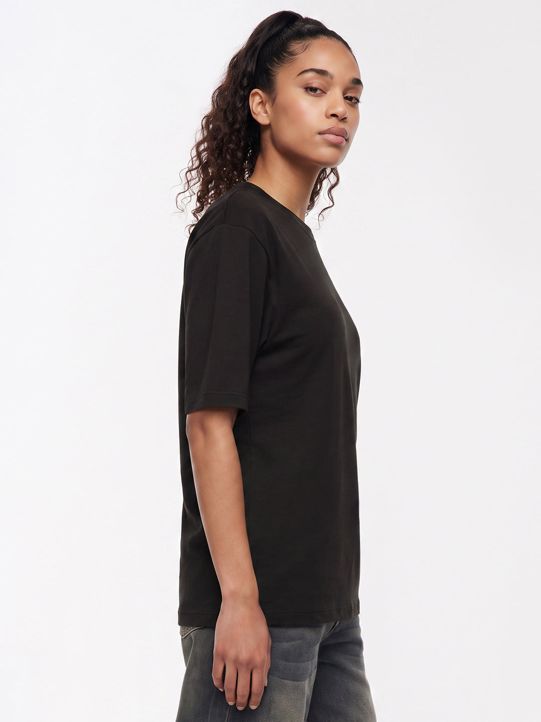 Black Oversized T-Shirt