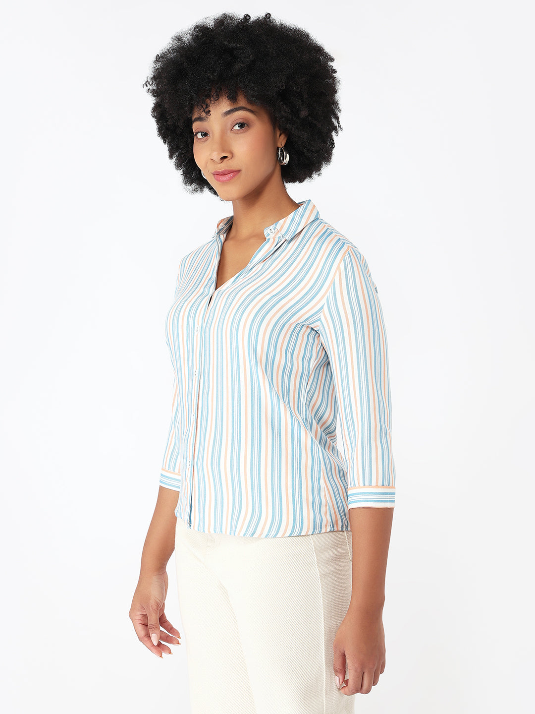Women Multi Slim Fit Shirt