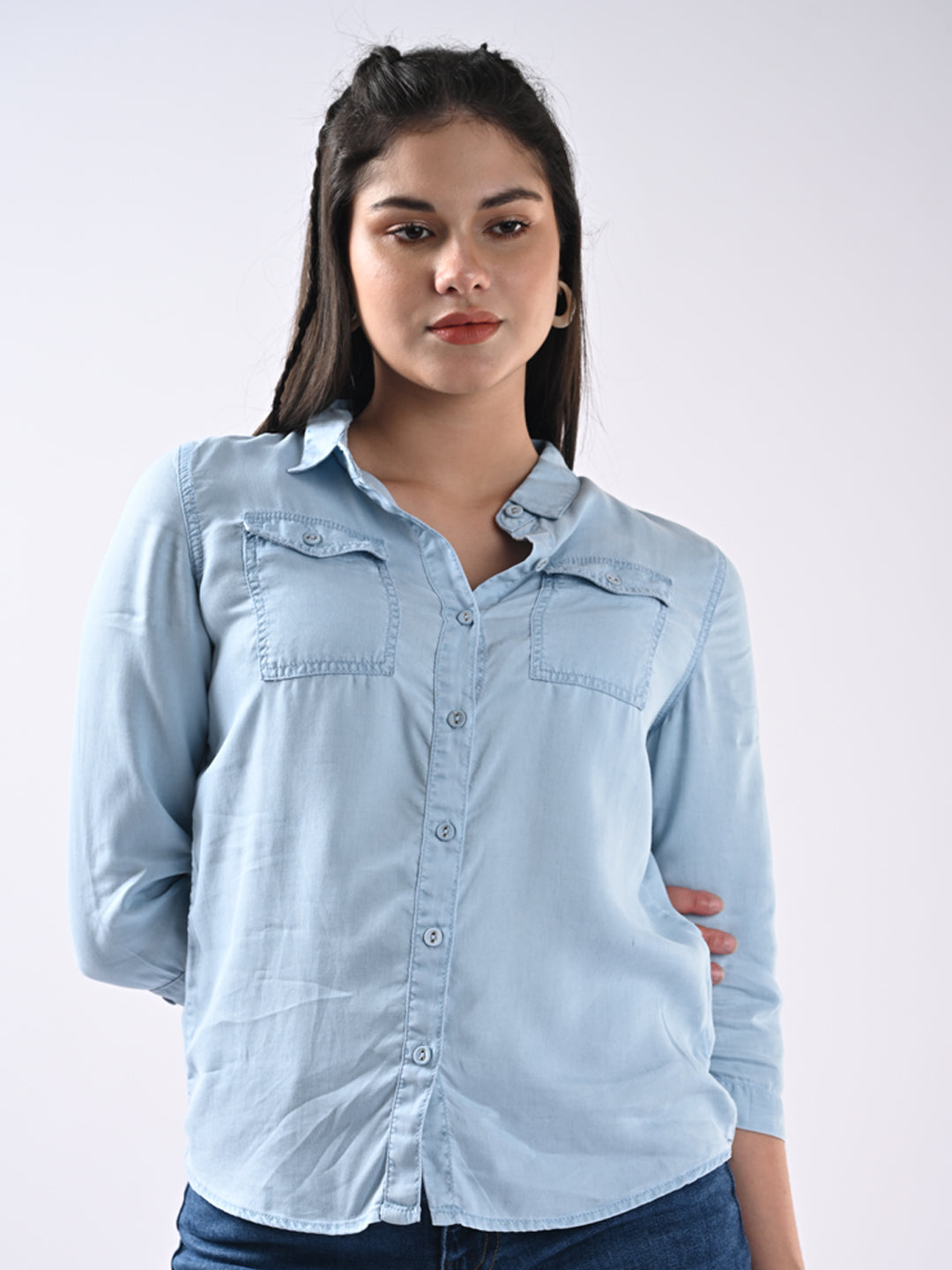 Women Solid Shirt