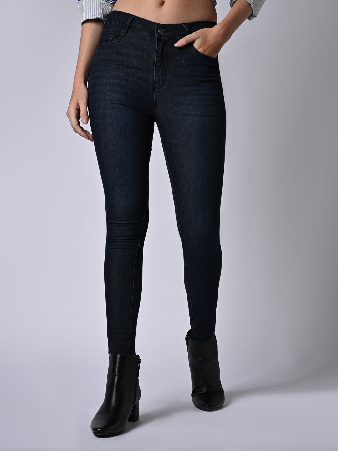 Women High Rise Skinny Fit Jeans