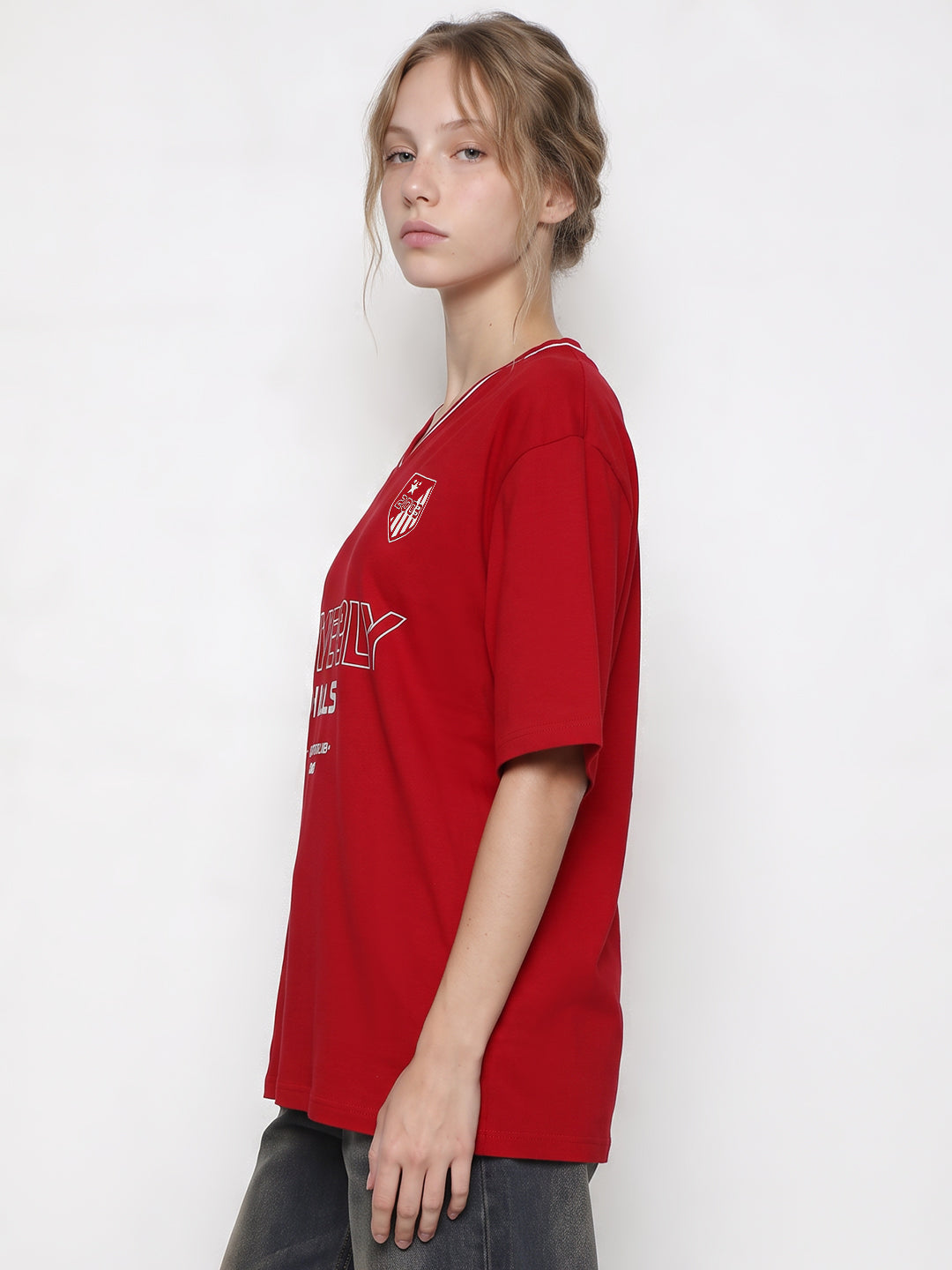 Red Oversized T-Shirt
