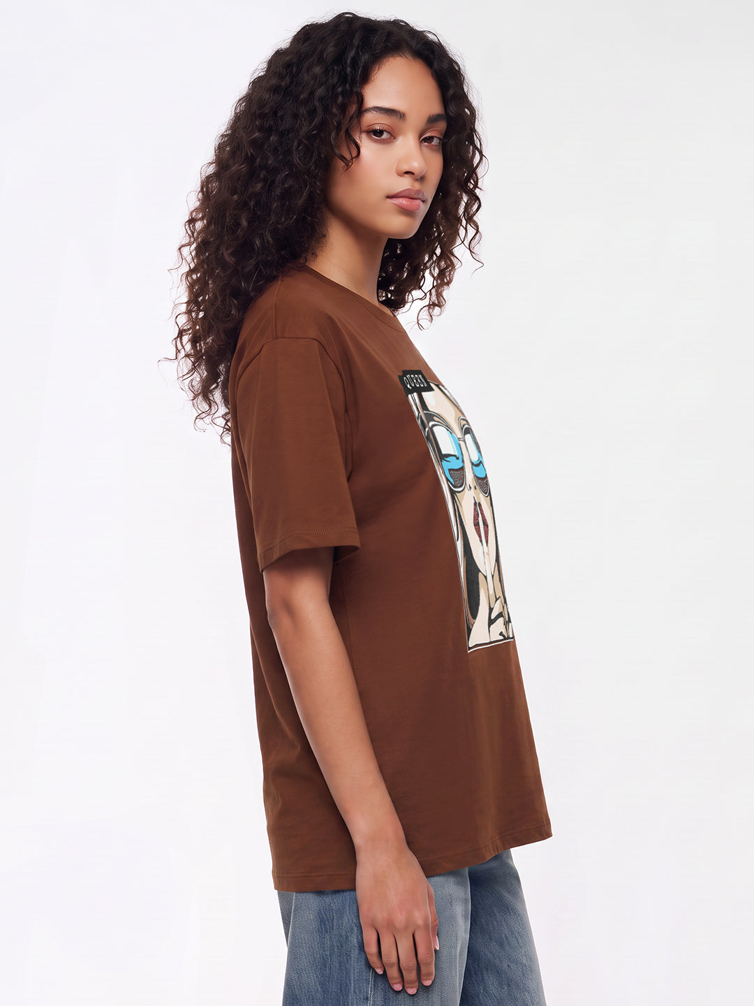 Sepia Oversized T-Shirt