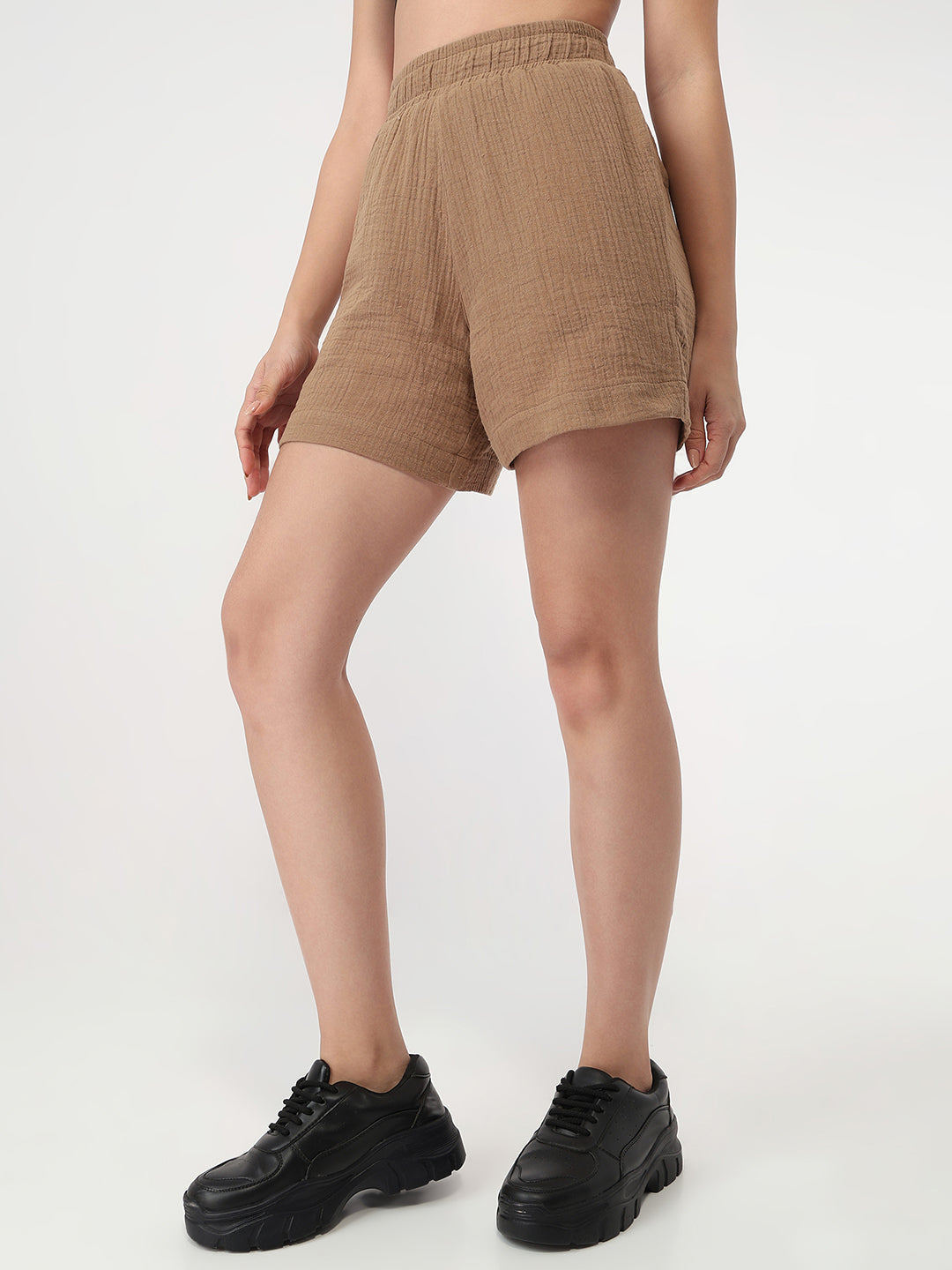 Women Brown Shorts