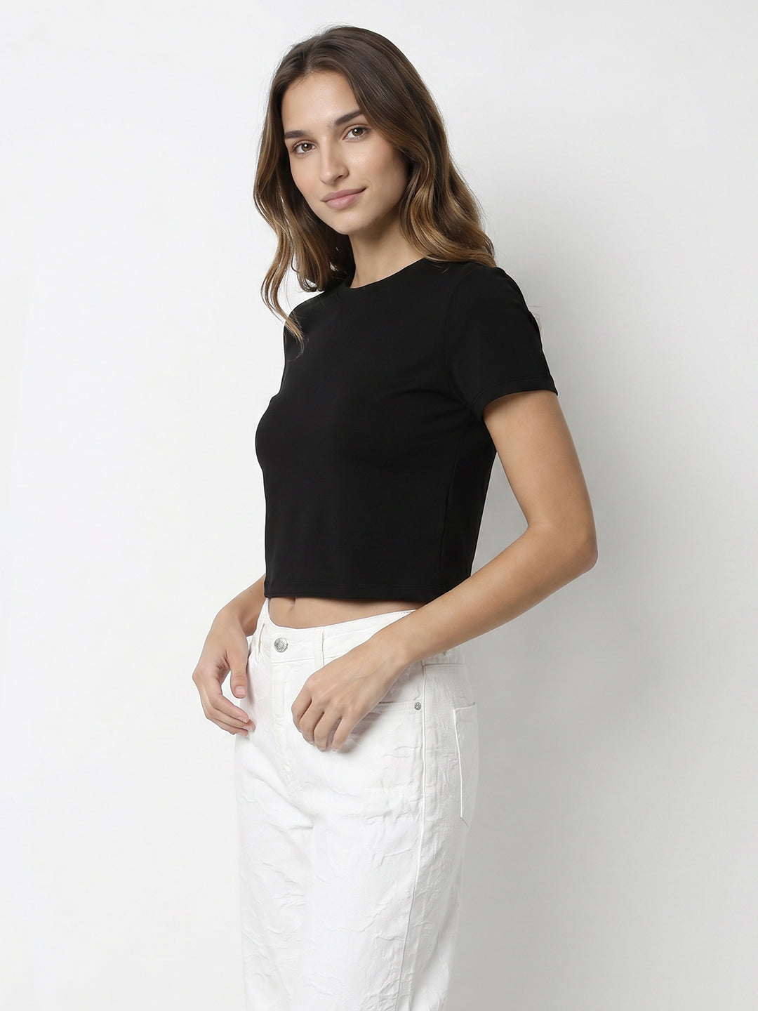 Women Black Neo Tees